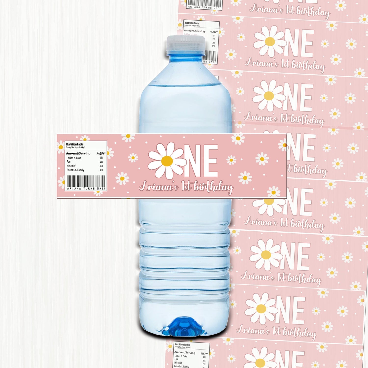 Water Bottle Labels