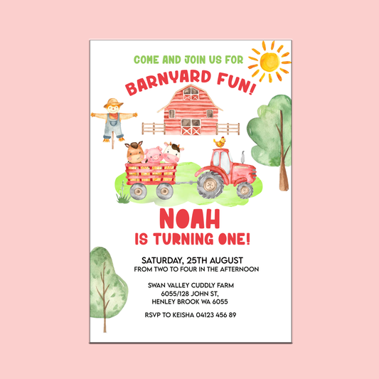 Barnyard Invitation