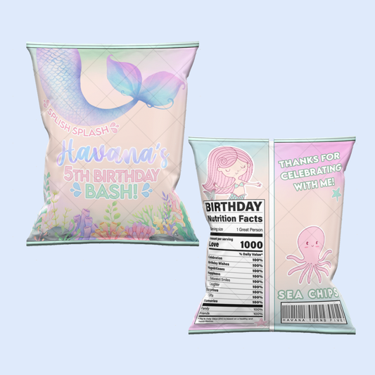 Mermaid Chip Bag