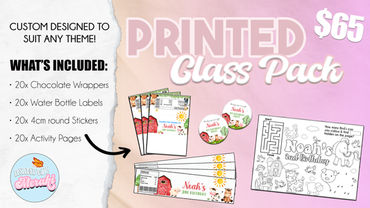 Printed Class Package - 20 PACK