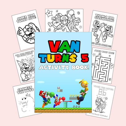 Mario Activity Booklet