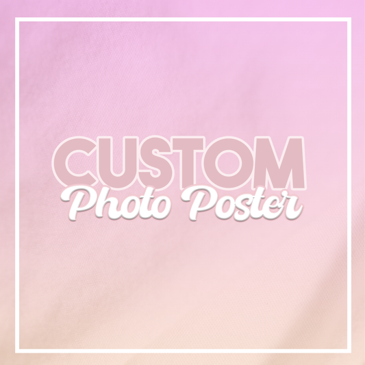 Custom My First Year Photo Poster